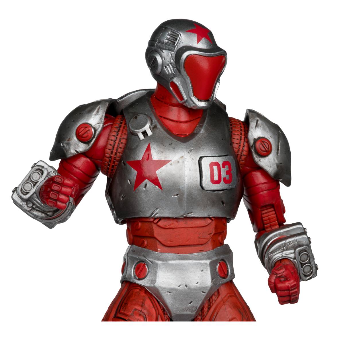 DC Multiverse Rocket Red Brigade 7″ figure McFarlane Toys - Image 8