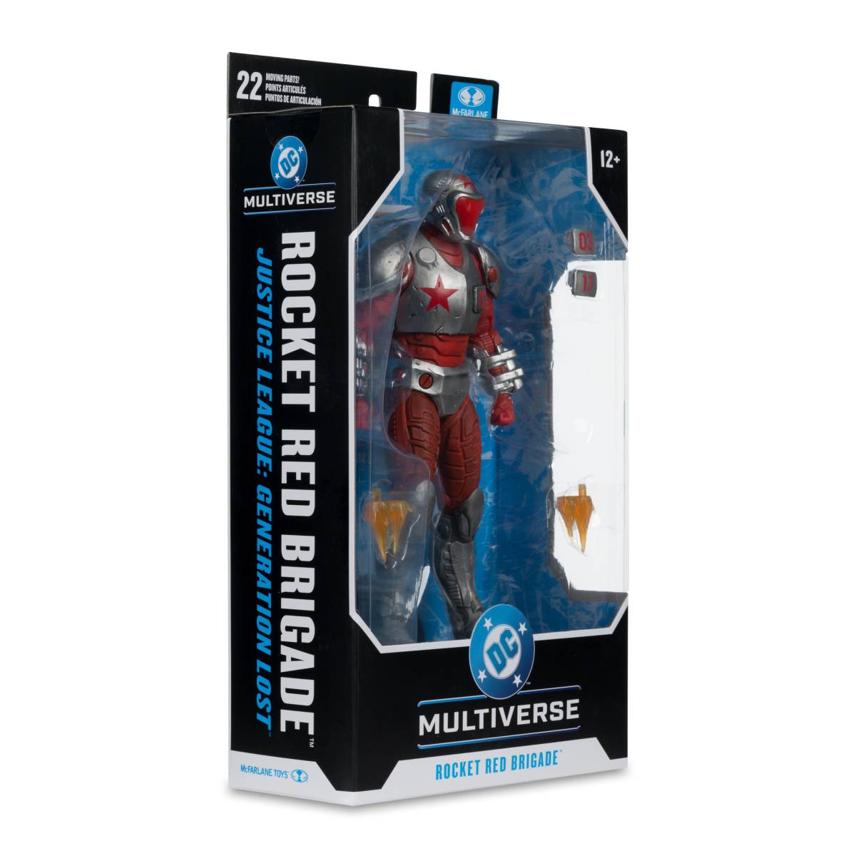 DC Multiverse Rocket Red Brigade 7″ figure McFarlane Toys - Image 3