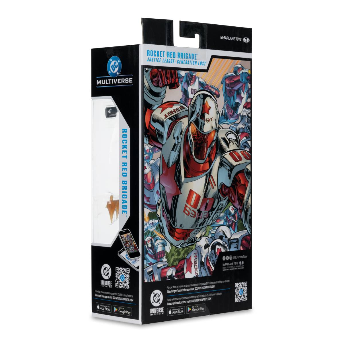 DC Multiverse Rocket Red Brigade 7″ figure McFarlane Toys - Image 4