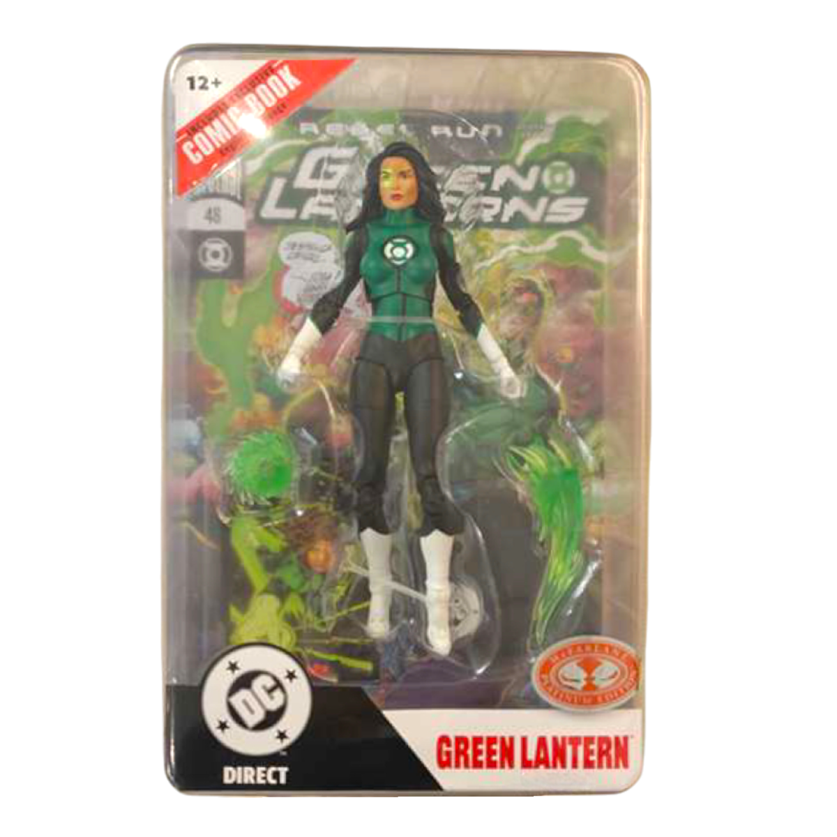 DC Page Punchers Green Lantern Jessica Cruz (Green Lanterns #48)(Red Platinum) – 7″ figure with comic