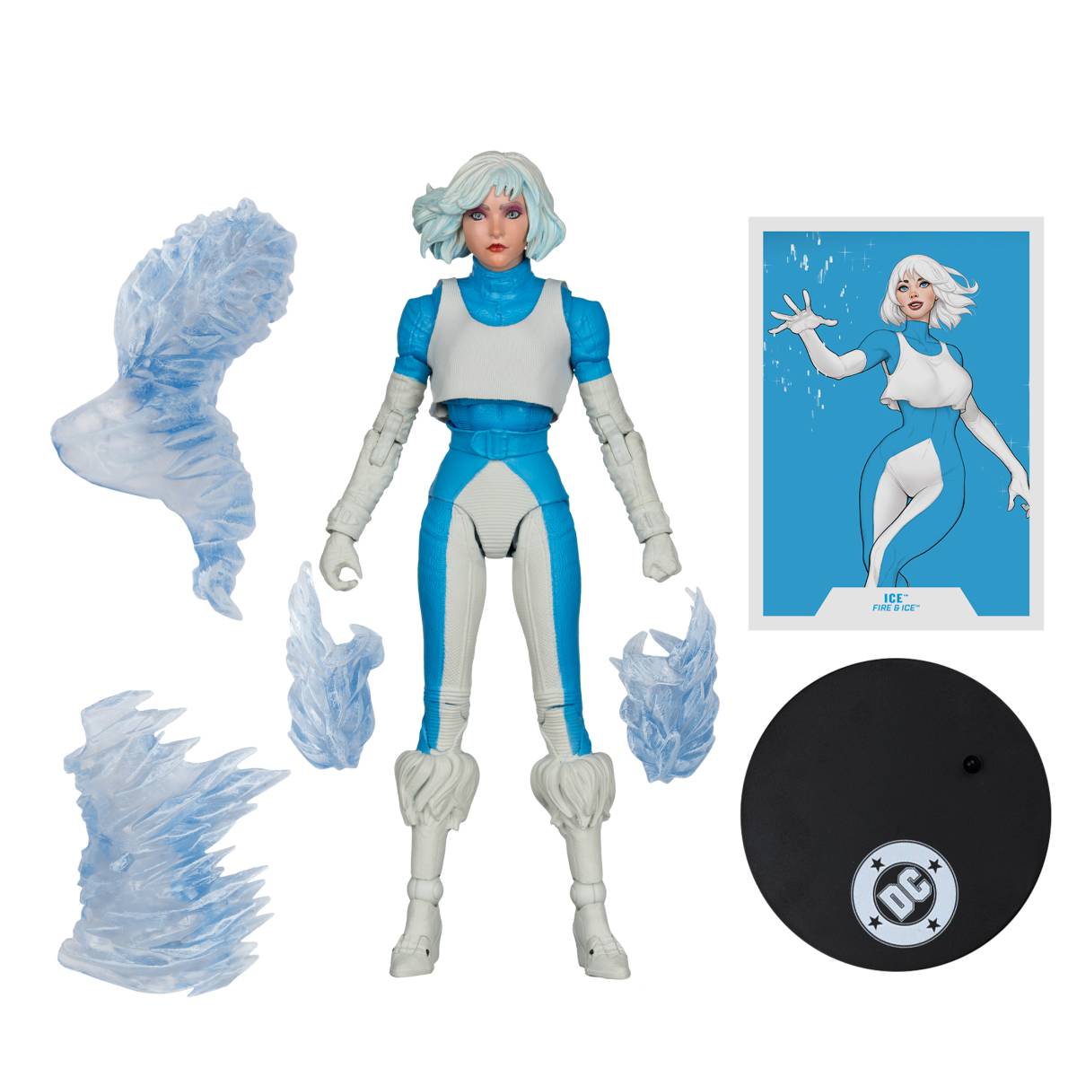DC Multiverse Ice (Fire & Ice) 7″ figure McFarlane Toys - Image 5