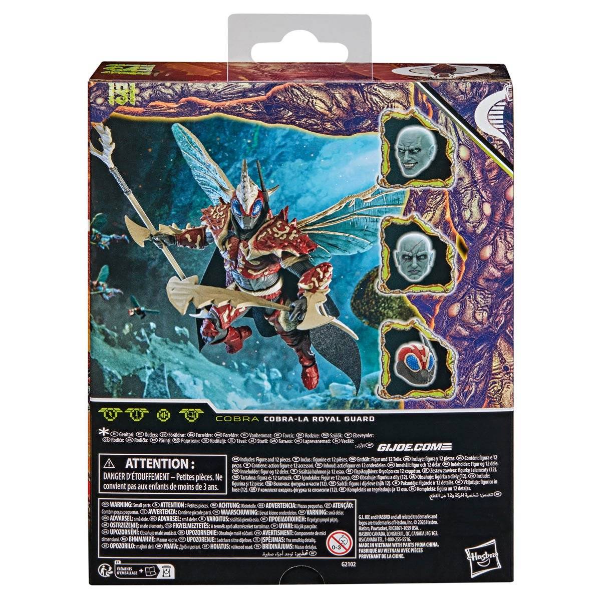 G.I. Joe – Cobra-La Royal Guard #191 Classified Series 6″ Scale Action Figure - Image 2