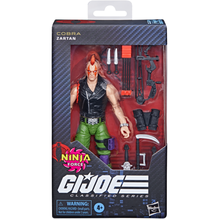 G.I. Joe – Ninja Force Zartan #192 Classified Series 6″ Scale Action Figure