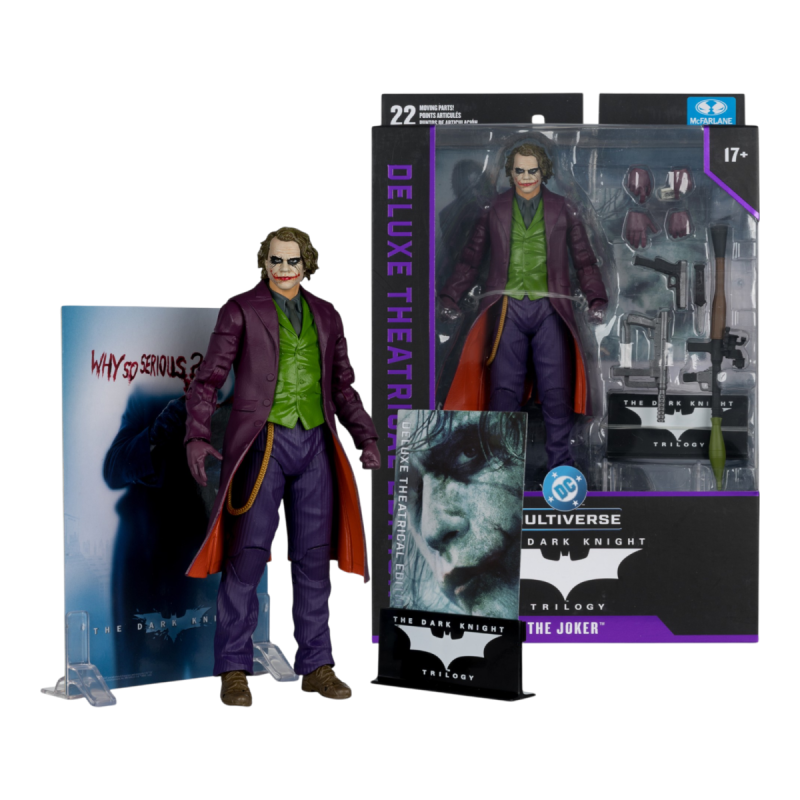 DC Multiverse The Joker (Dark Knight) 7″ Deluxe Theatrical Edition figure