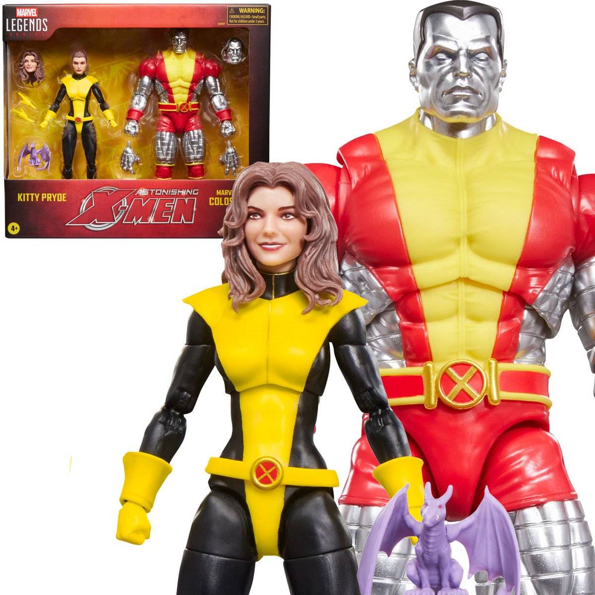 Marvel Legends X-Men: Kitty Pryde and Colossus 6″ Scale Figure 2 Pack - Image 2