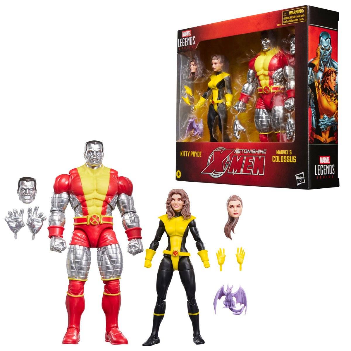 Marvel Legends X-Men: Kitty Pryde and Colossus 6″ Scale Figure 2 Pack - Image 3