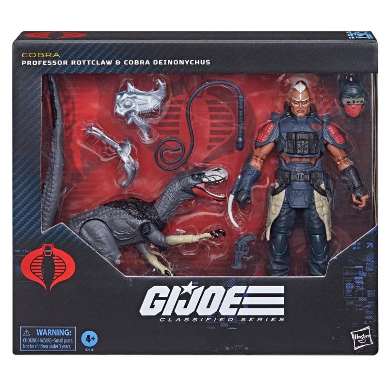 G.I. Joe – Professor Rottclaw and Cobra Deinonychus #196 Classified Series 6″ Scale Action Figure