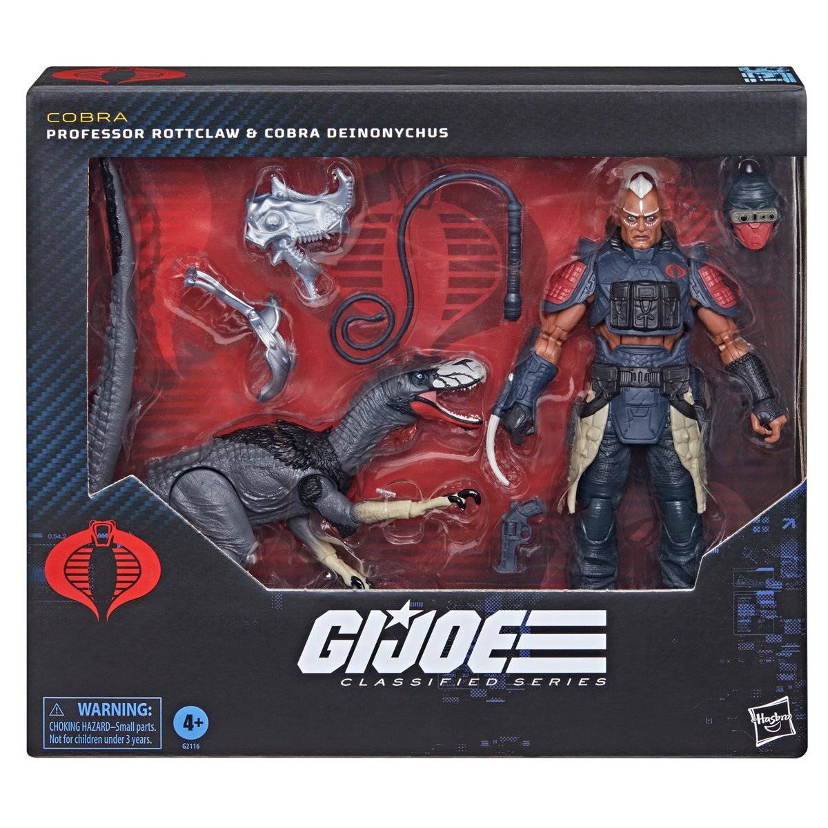 G.I. Joe – Professor Rottclaw and Cobra Deinonychus #196 Classified Series 6″ Scale Action Figure