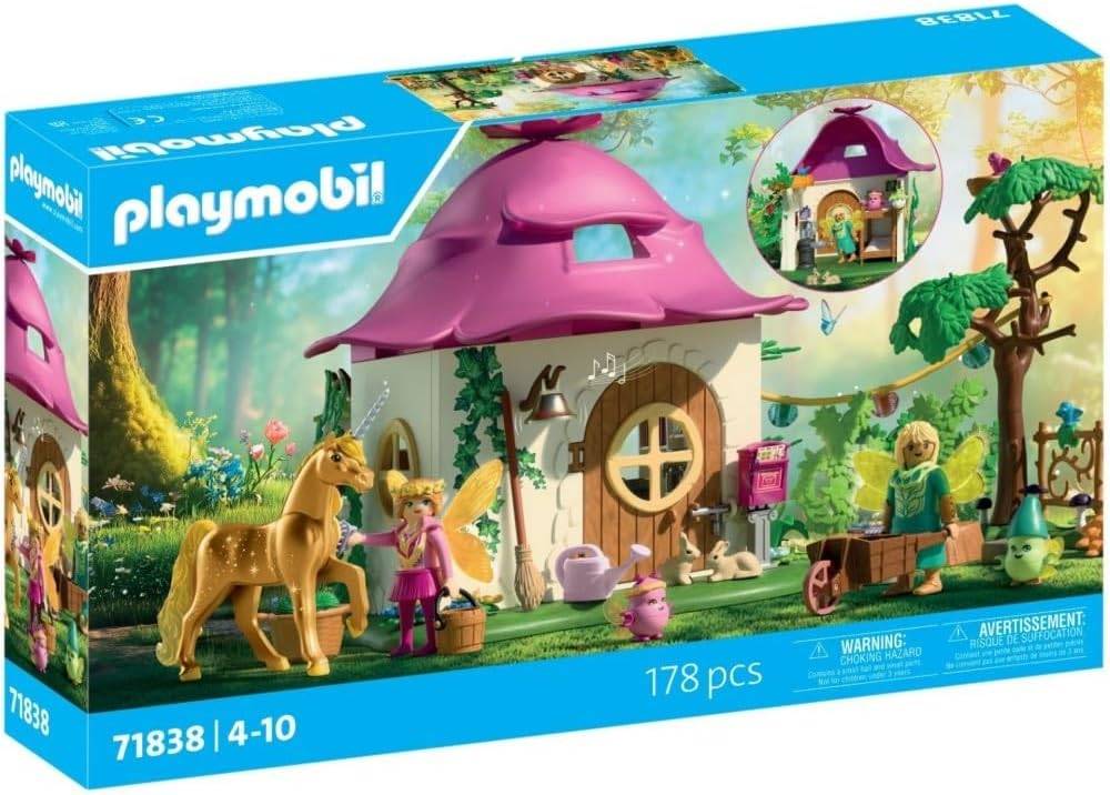 Playmobil Fairies 71838 Fairy Home with Golden Unicorn