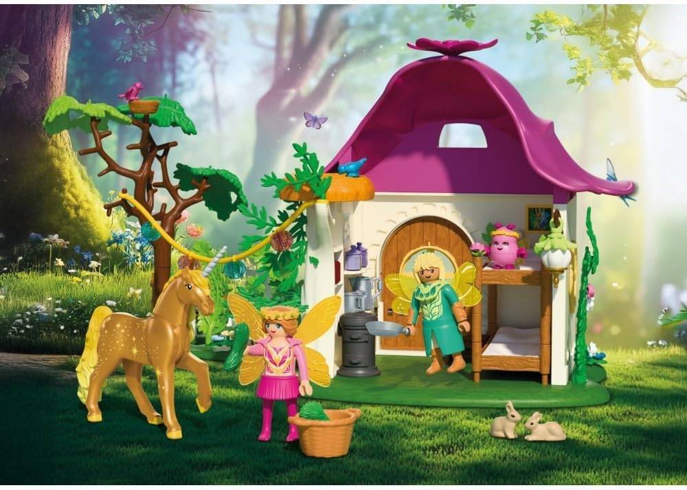 Playmobil Fairies 71838 Fairy Home with Golden Unicorn - Image 2