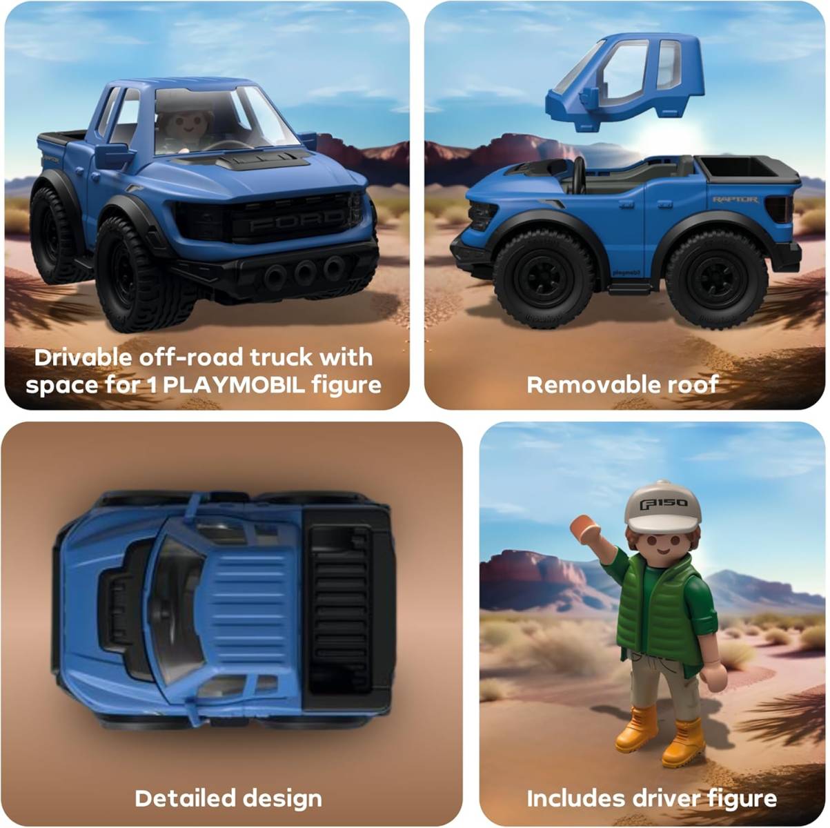 Playmobil x Ford F-150 Raptor 71858 - Image 4