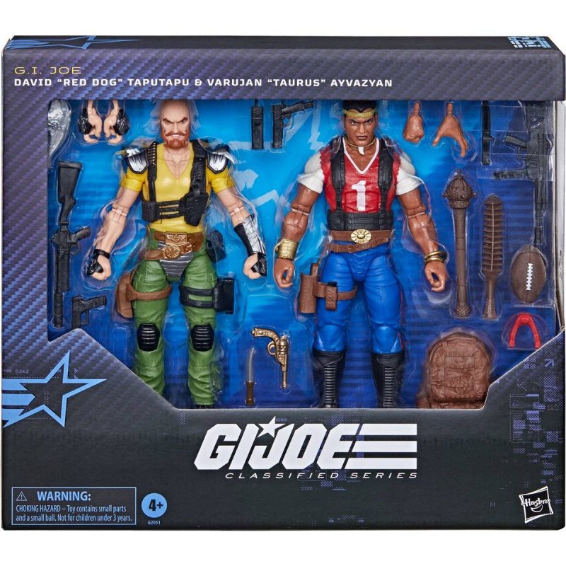 G.I. Joe – David Red Dog Taputapu & Varujan Taurus Ayvazyan #193 Classified Series 6″ Scale Action Figure 2 pack