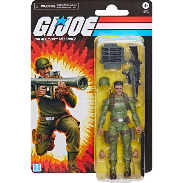 G.I. Joe Retro – Rafael “Zap” Melendez Classified Series 6″ Scale Action Figure