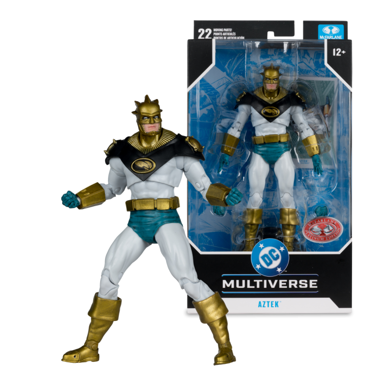 DC Multiverse Aztek (DC Classic) 7″ Red Platinum figure McFarlane Toys