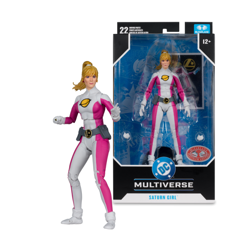 DC Multiverse Saturn Girl (DC Classic) 7″ Red Platinum figure McFarlane Toys