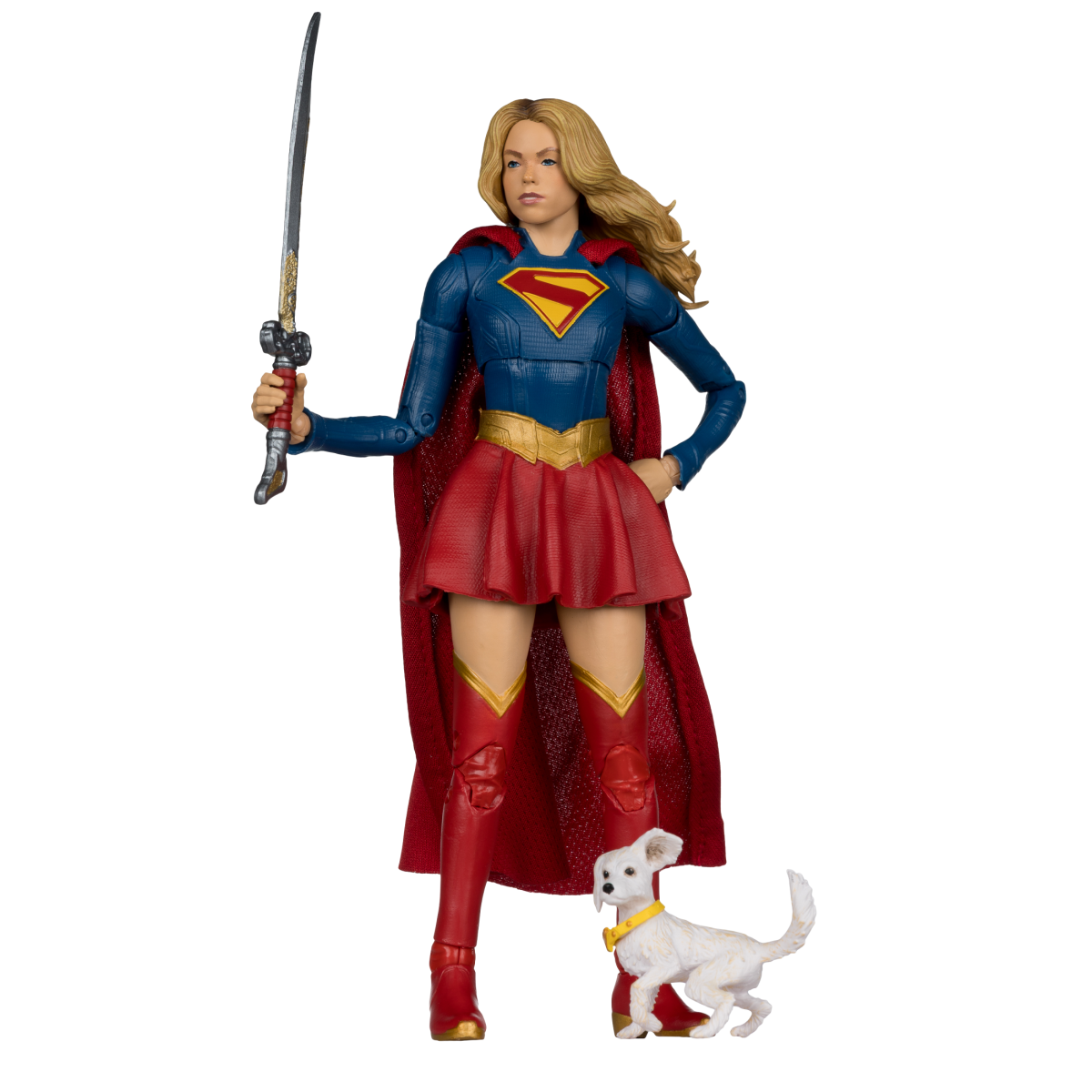 DC Multiverse Supergirl and Puppy Krypto (Supergirl Movie 2026) 7″ Action Figure (Deluxe Theatrical Edition) - Image 2