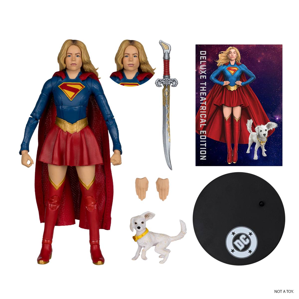 DC Multiverse Supergirl and Puppy Krypto (Supergirl Movie 2026) 7″ Action Figure (Deluxe Theatrical Edition) - Image 7