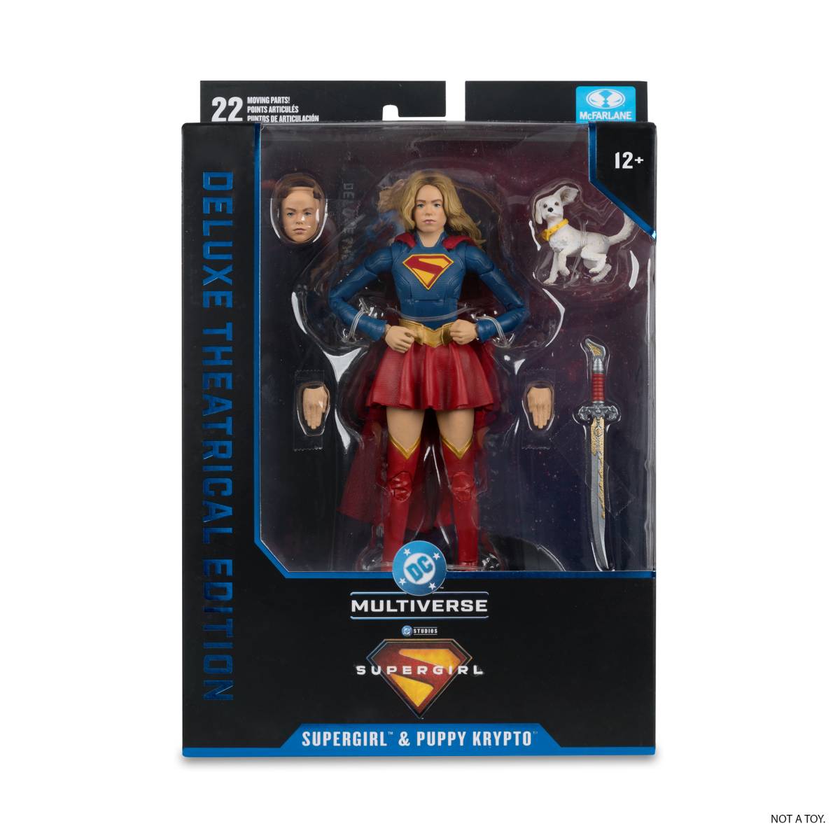 DC Multiverse Supergirl and Puppy Krypto (Supergirl Movie 2026) 7″ Action Figure (Deluxe Theatrical Edition) - Image 8