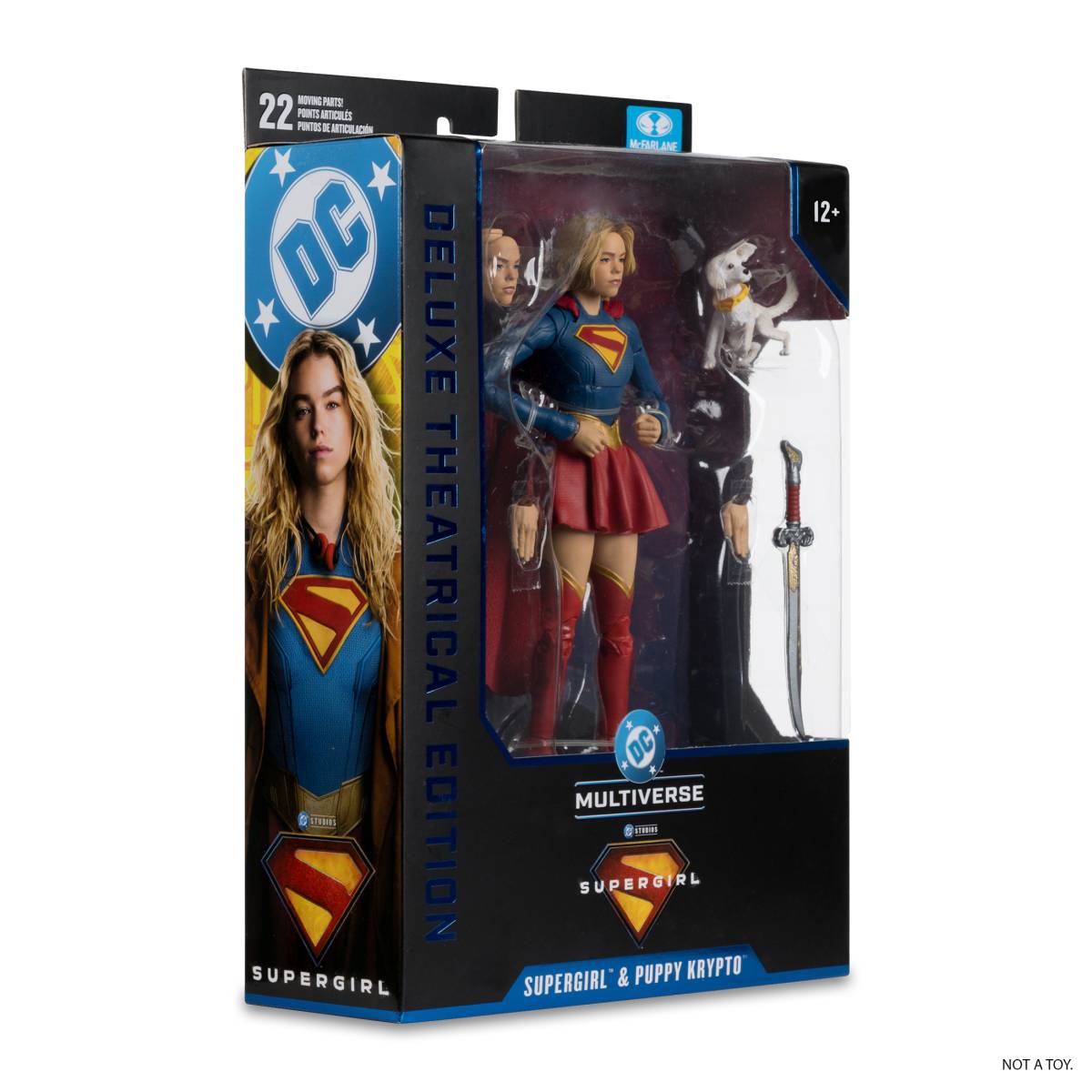 DC Multiverse Supergirl and Puppy Krypto (Supergirl Movie 2026) 7″ Action Figure (Deluxe Theatrical Edition) - Image 9