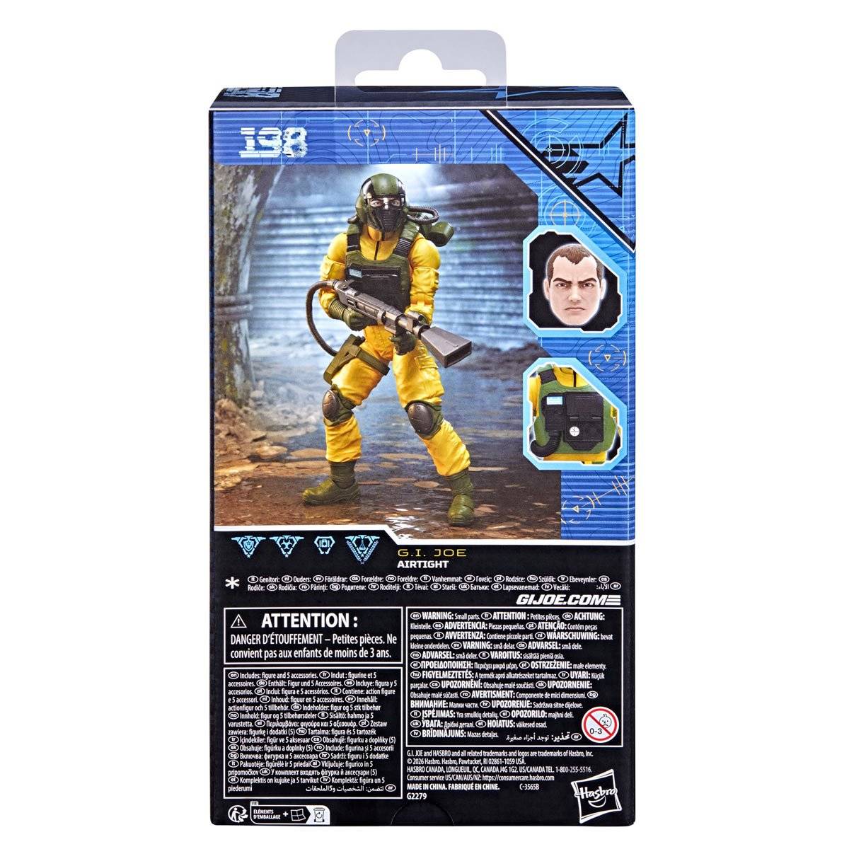 G.I. Joe – Airtight #198 Classified Series 6″ Scale Action Figure - Image 3