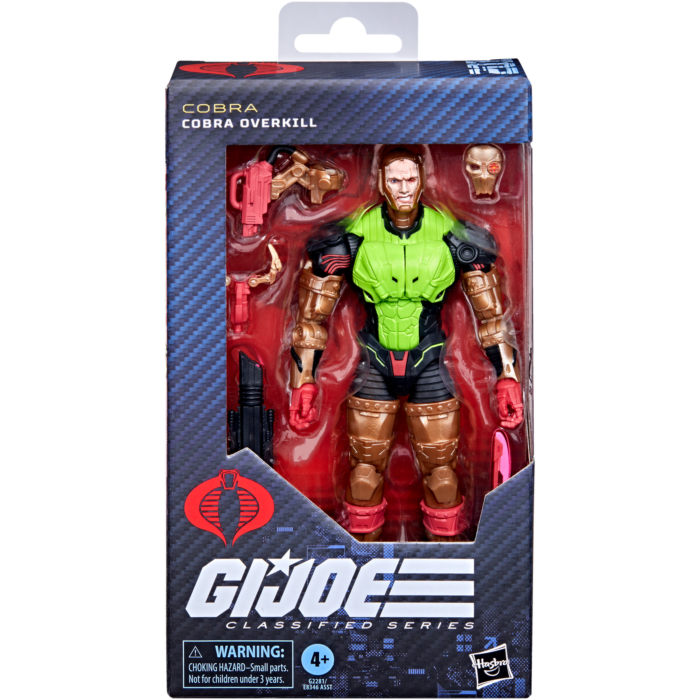 G.I. Joe – Cobra Overkill #201 Classified Series 6″ Scale Action Figure
