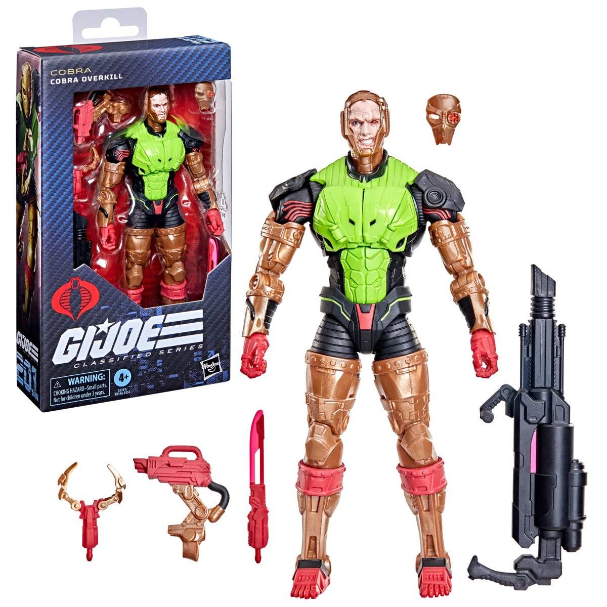 G.I. Joe – Cobra Overkill #201 Classified Series 6″ Scale Action Figure - Image 3