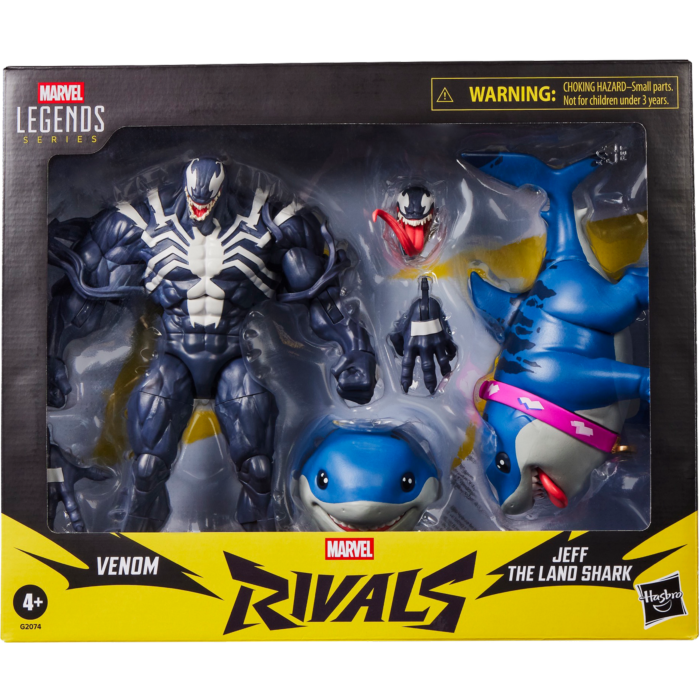 Marvel Legends Marvel Rivals: Venom & Jeff the Land Shark 6-inch scale figure 2 pack