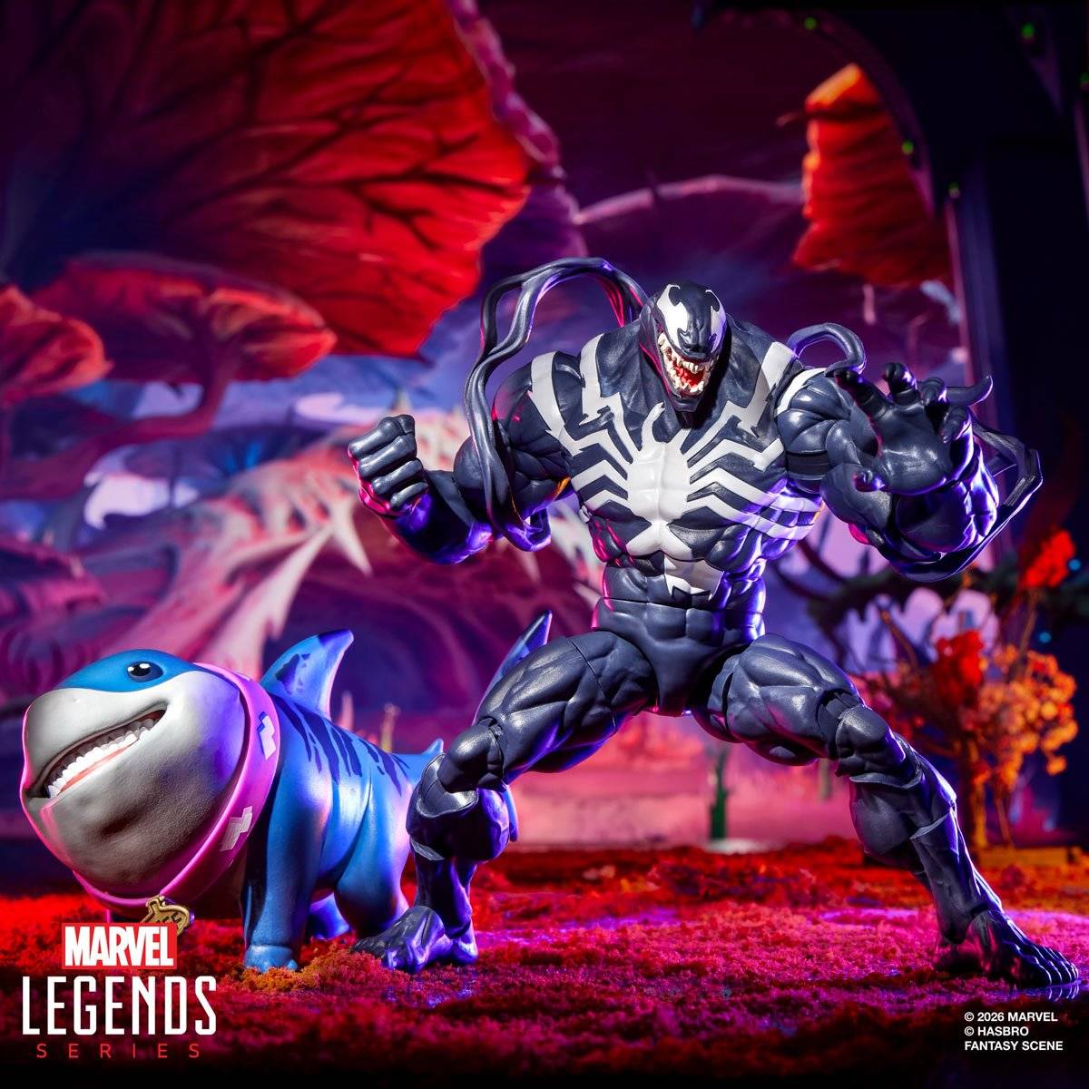 Marvel Legends Marvel Rivals: Venom & Jeff the Land Shark 6-inch scale figure 2 pack - Image 5