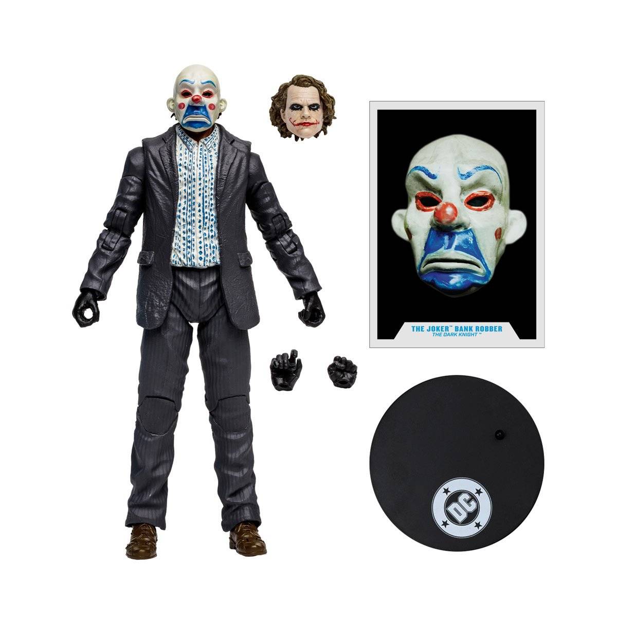 DC Multiverse The Joker Bank Robber The Dark Knight 7″ figure Vault Edition McFarlane Toys - Image 4