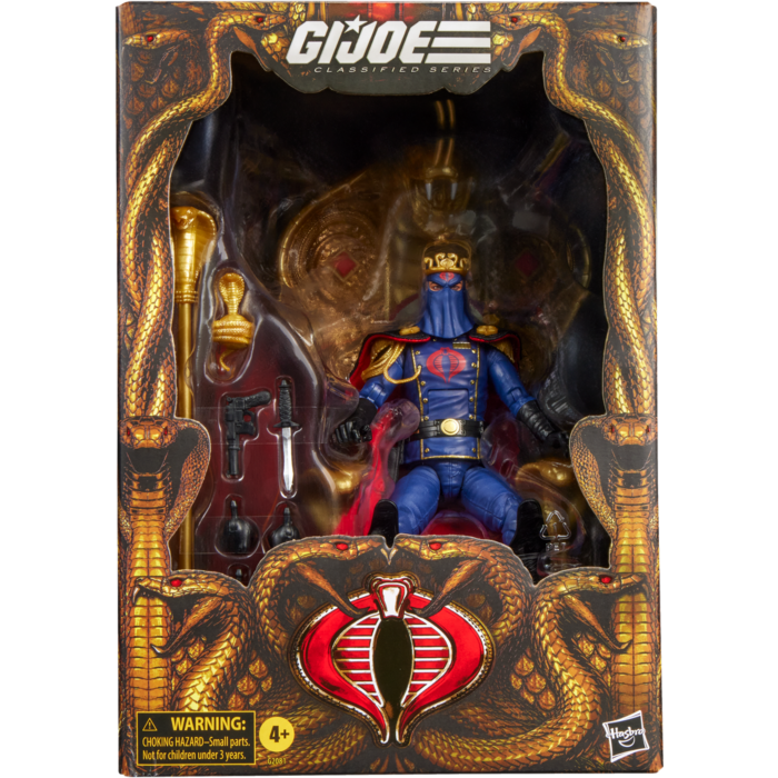 G.I. Joe – Cobra Commander Dress Uniform & Throne #221 Classified Series 6″ Scale Action Figure