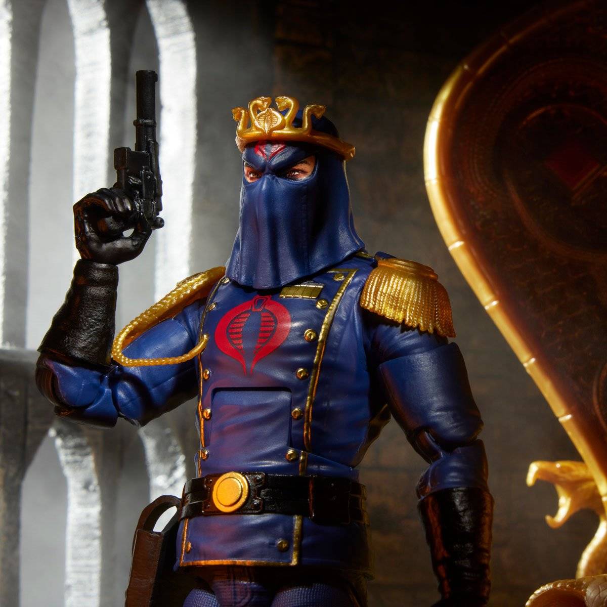 G.I. Joe – Cobra Commander Dress Uniform & Throne #221 Classified Series 6″ Scale Action Figure - Image 11