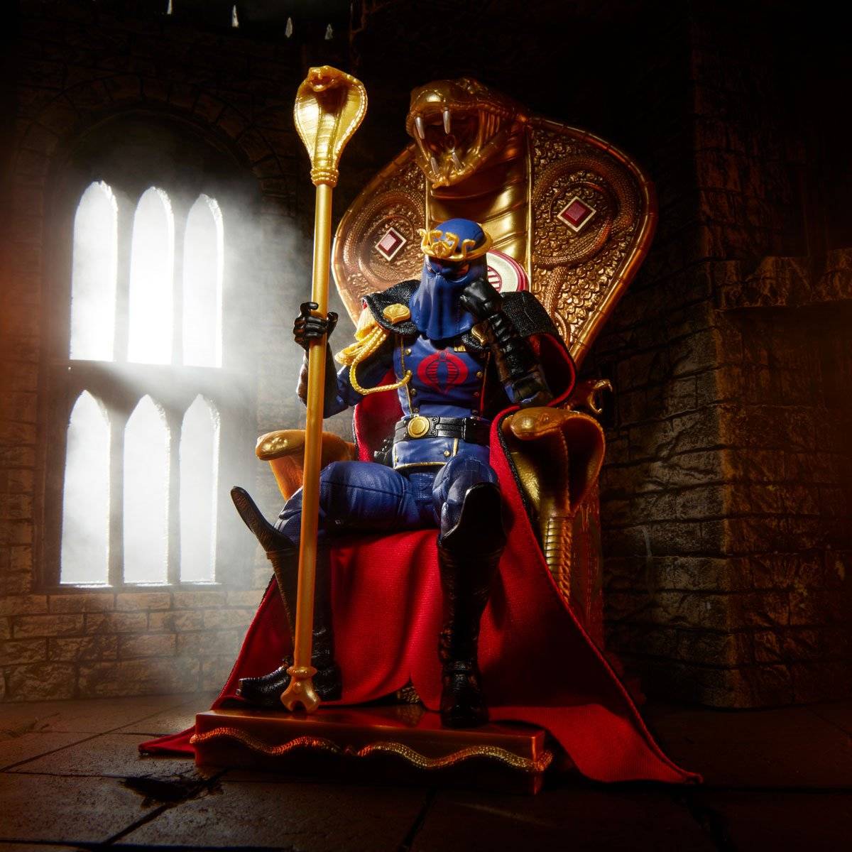 G.I. Joe – Cobra Commander Dress Uniform & Throne #221 Classified Series 6″ Scale Action Figure - Image 12