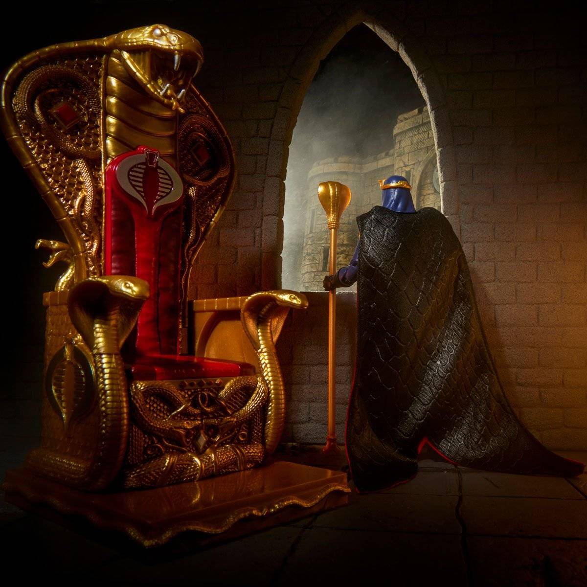 G.I. Joe – Cobra Commander Dress Uniform & Throne #221 Classified Series 6″ Scale Action Figure - Image 16