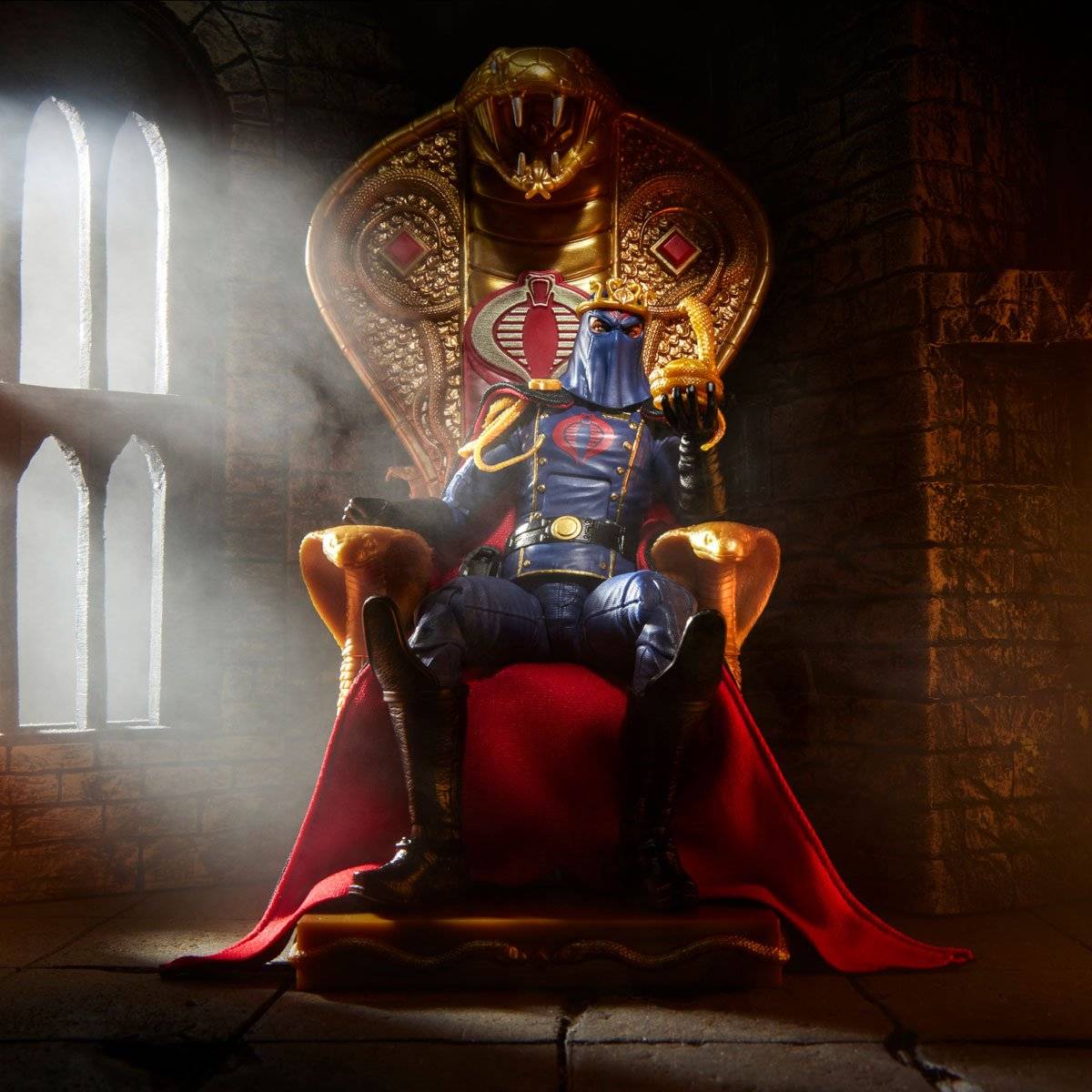 G.I. Joe – Cobra Commander Dress Uniform & Throne #221 Classified Series 6″ Scale Action Figure - Image 6