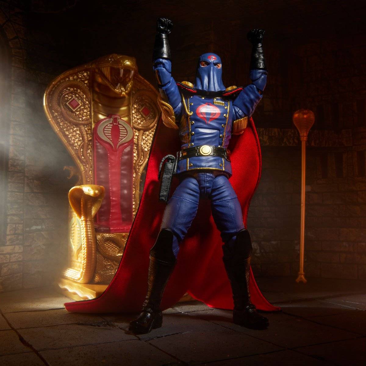 G.I. Joe – Cobra Commander Dress Uniform & Throne #221 Classified Series 6″ Scale Action Figure - Image 7