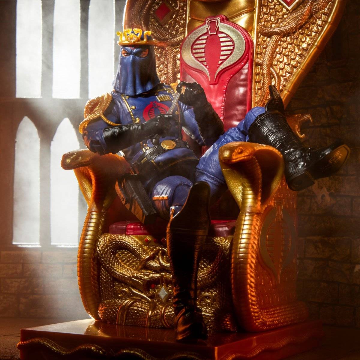 G.I. Joe – Cobra Commander Dress Uniform & Throne #221 Classified Series 6″ Scale Action Figure - Image 9