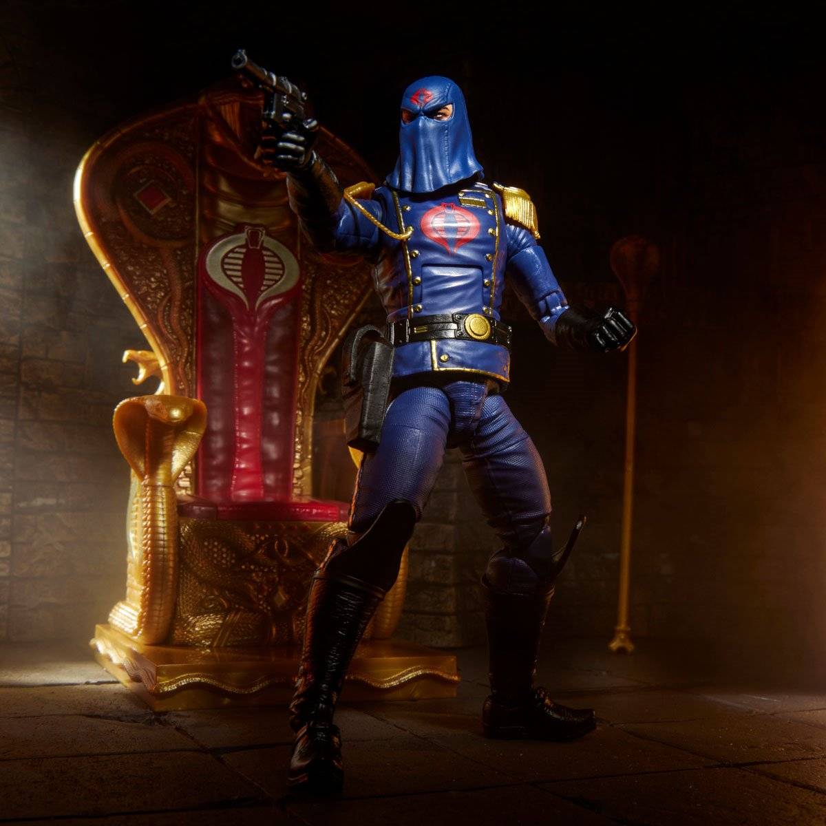 G.I. Joe – Cobra Commander Dress Uniform & Throne #221 Classified Series 6″ Scale Action Figure - Image 10