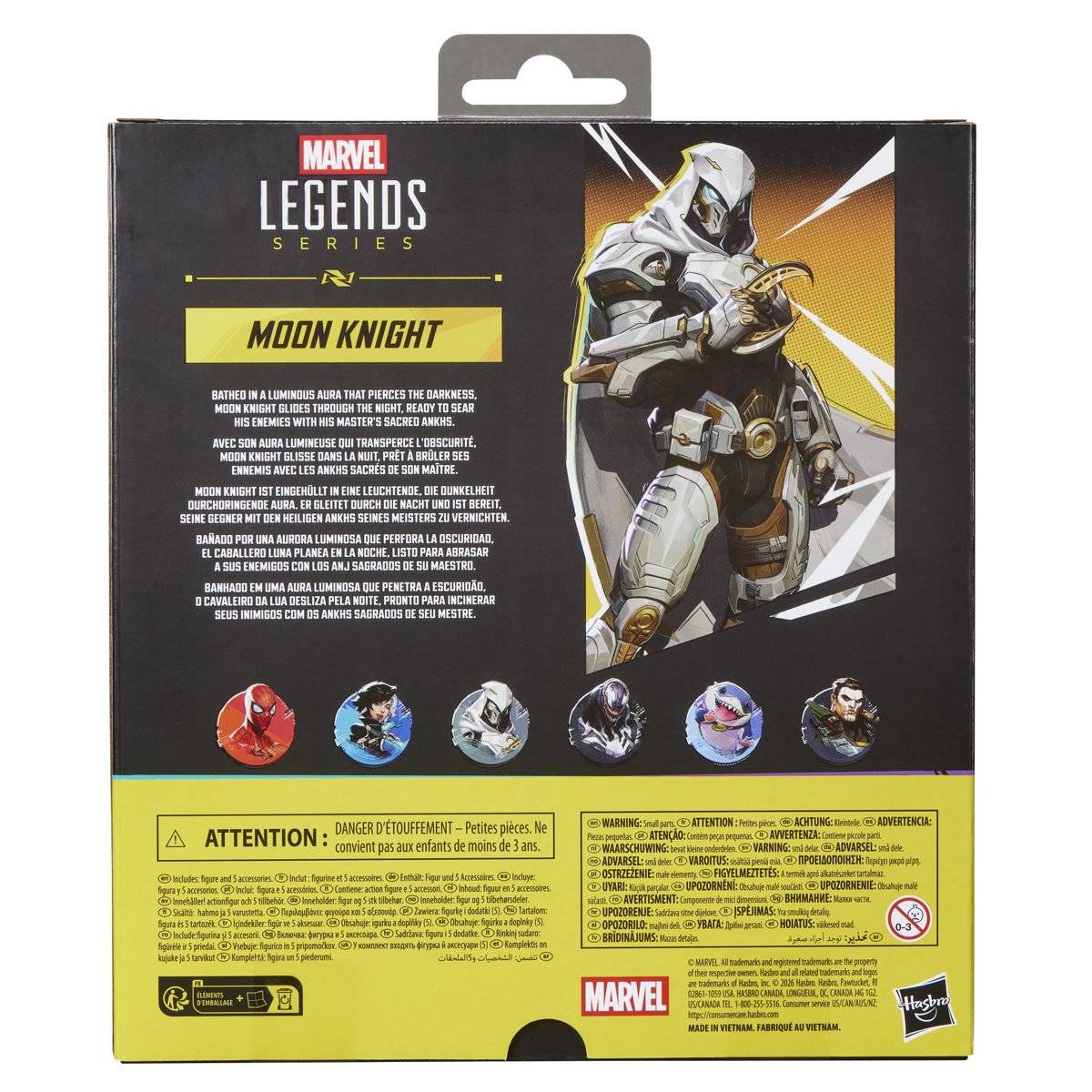 Marvel Legends Marvel Rivals: Moon Knight 6-inch scale figure - Image 3
